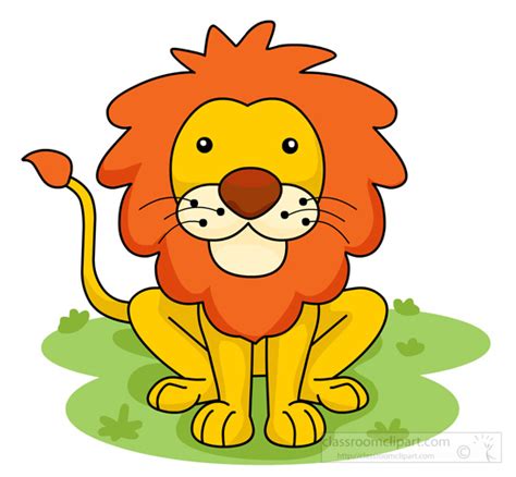 Cartoon Lion Clipart Clipart Best