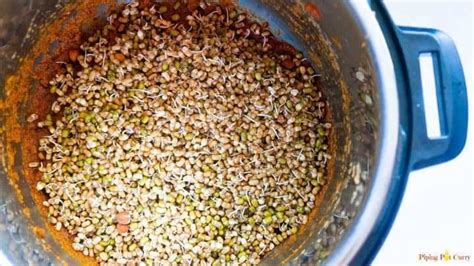 Ingredients used in misal pav. Instant Pot Misal Pav / Sprouts Curry | Recipe | Pav ...