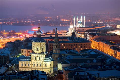 The city lies at the confluence of the volga and the kazanka rivers, covering an area of 425.3 square kilometres (164.2 square miles), with a population of over 1.2 million residents. Winter in Kazan - the view from above · Russia Travel Blog