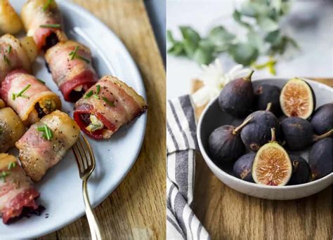 Bacon Wrapped Figs With Herb Goat Cheese Easy Appetizer Idea Reef