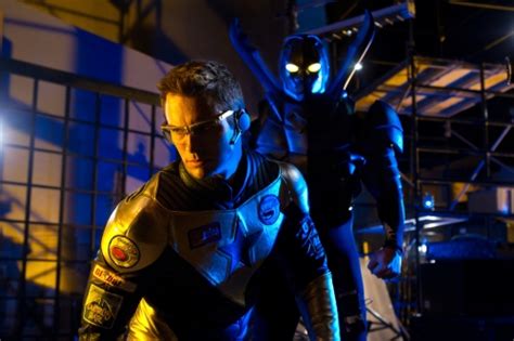 New Images From Smallville Show Off Blue Beetle And Booster Gold