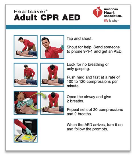 National wear red day® is a registered trademark. Heartsaver Adult CPR AED Wallet Card 2015 pk of 100 | LifeSavers, Inc.