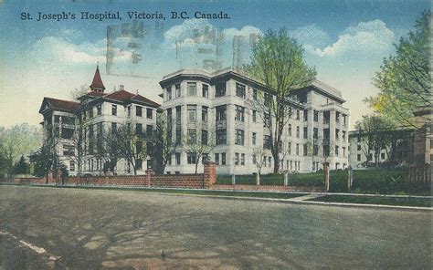Postcard St Josephs Hospital Victoria Bc C1910 Vancouver