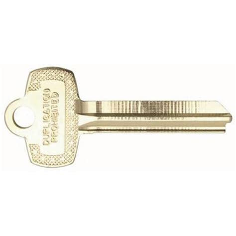 Ilco Brass Corbin Key Blank 50 Pack Gold Hd Supply