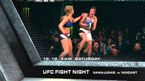 UFC Fight Night Namajunas Vs Vanzant YouTube