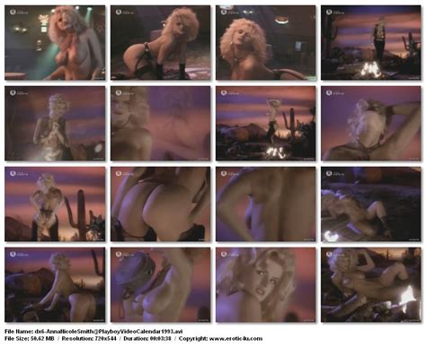 Free Preview Of Anna Nicole Smith Naked In Playboy Video Playmate Calendar Nude