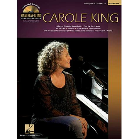 Carole King Piano Play Along Volume 106