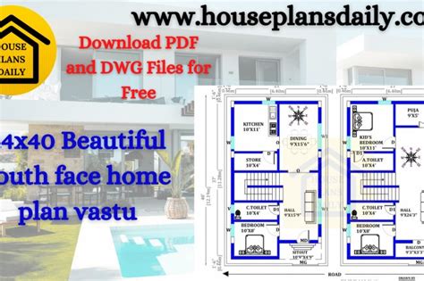 Bhk South Facing House Plan As Per Vastu House Plan And Designs
