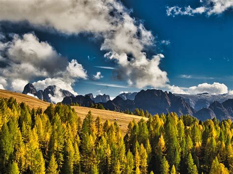 Autumn Dolomites Landscape Free Photo On Pixabay
