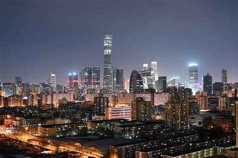 Beijing Skyline Night Free Photo On Pixabay Pixabay
