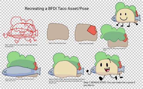 How To Recreate A Bfdi Taco Asset Pose On Sketch By Jariel Sketch On Sketchers United