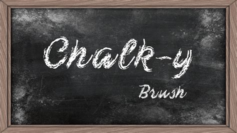 Chalk Y Brush Font