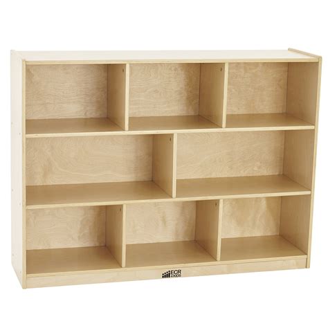 Ecr4kids Birch 8 Section School Classroom Storage Cabinet With Casters