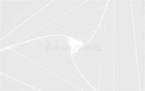 White Twist Cubes With White Background 3d Rendering Stock