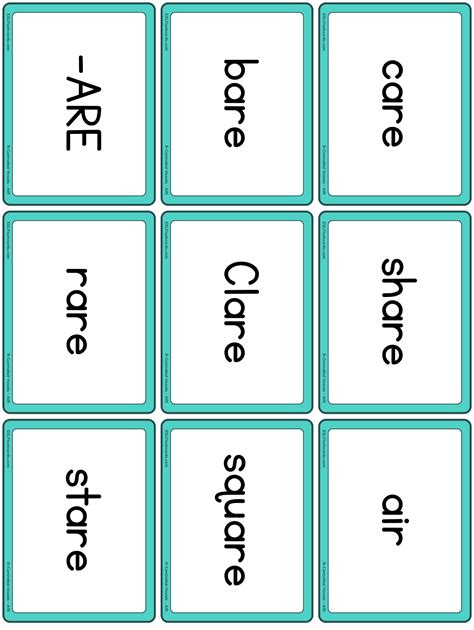 R Controlled Vowels Esl Flashcards