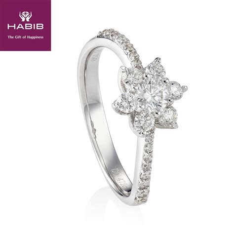 Find charming jewel diamond ring at the most affordable prices. Upendo Diamond Ring | HABIB Jewels