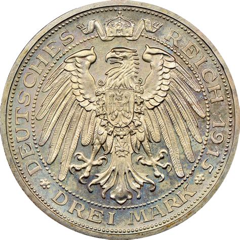 German States Prussia 3 Mark Km 539 Prices And Values Ngc