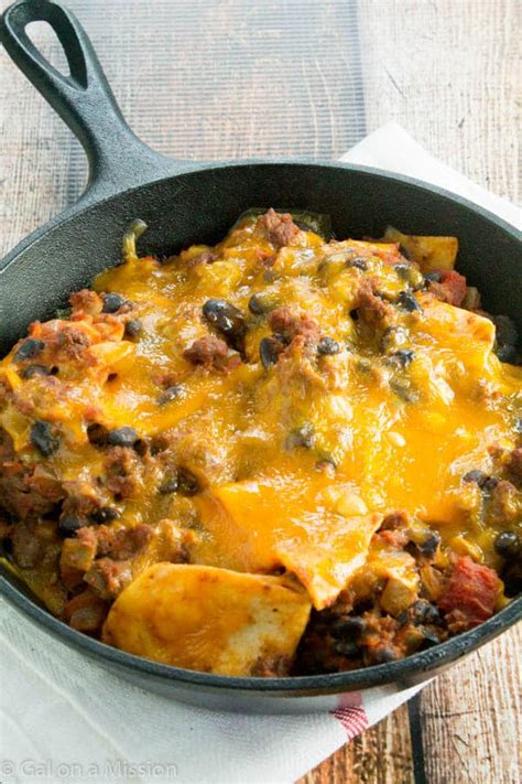 Beef Taco Skillet Casserole Gal On A Mission