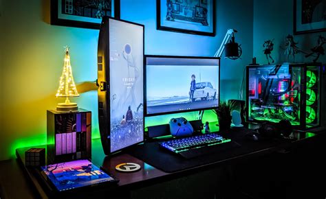 My Winter 2019 Battlestation Computer Gaming Room Retro