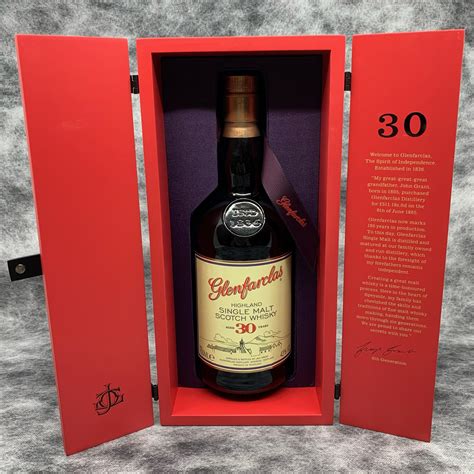 Glenfarclas 30 Year Old Single Malt Scotch Whisky 43 700ml The