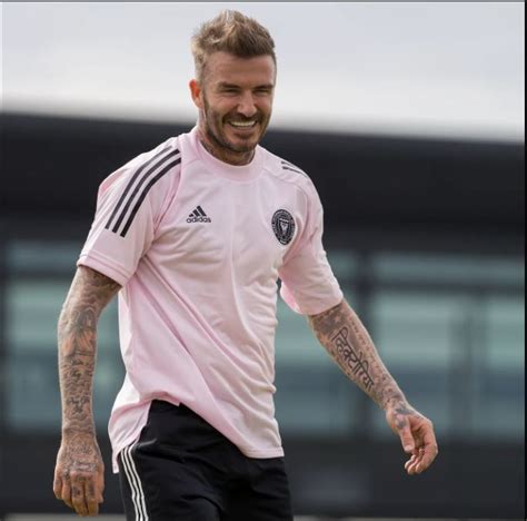 Mls Inter Miami Owner David Beckham Trains With The Clubs Academy