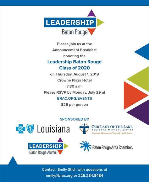 Leadership Baton Rouge Alumni Leadership Baton Rouge Class Of 2020