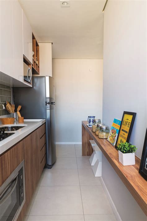 Apartamento Pequeno 45 M² Decorados Com Charme E Estilo Decoração Cozinha De Apartamento
