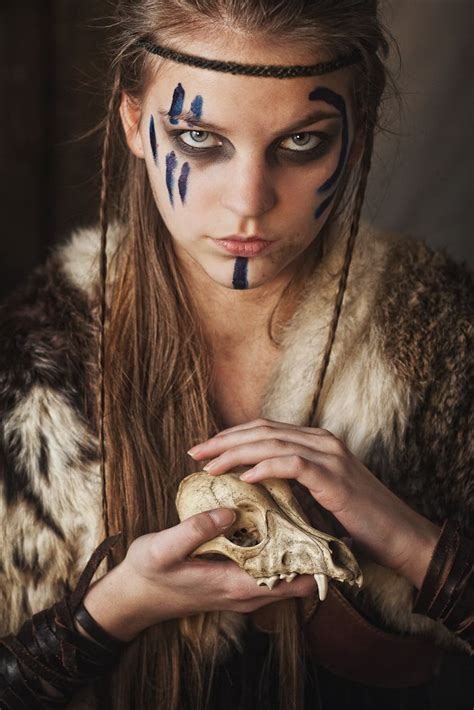 Julia 9 Warrior Makeup Tribal Makeup Viking Makeup