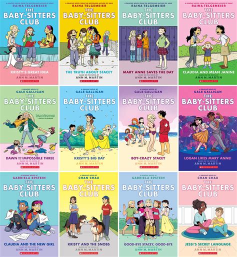 The Baby Sitters Club Series Graphic Novels Books Set By Ann M