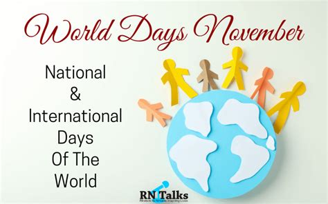 World Days November National And International Days 2024
