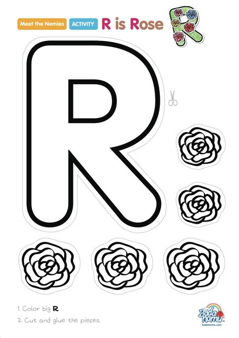 R Is Rose Craft A Whole Craft Series To Go With Our Meet The Nemies