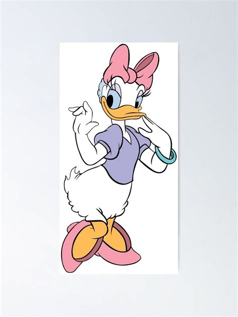 Daisy Duck Poster For Sale By Pa Squale Redbubble