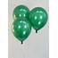 12 Latex Balloons  Metallic Green Creative Manufacturing
