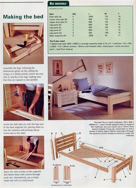 Kids Bedroom Furniture Plans • Woodarchivist