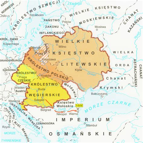 The jagiellonian dynasty was a royal dynasty, founded by jogaila, the grand duke of lithuania, who in 1386 was baptized as władysław, marrie. The greatest extent of Jagiellonian dynasty (end of XVth ...