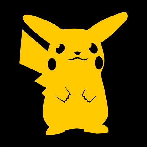 Pikachu Decal Pikachu Clipart Pokemon Decal Pokeball Etsy