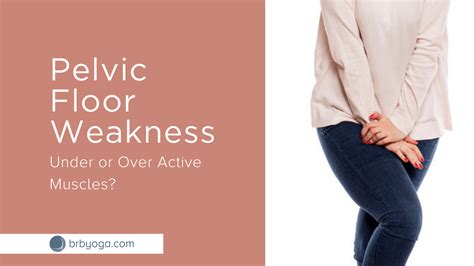 Pelvic Floor Weakness Under Or Over Active Muscles Brb Yoga