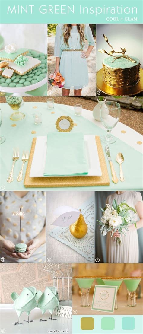 I am very creative and artistic. Bellenza | Mint green bridesmaid dresses, Mint gold ...