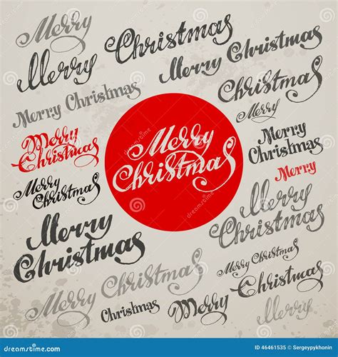 het vrolijke kerstmis vector kalligrafische van letters voorzien vector illustratie