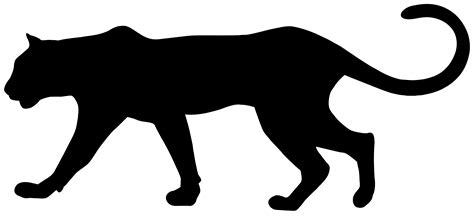 Panther Silhouette Clip Art At Getdrawings Free Download