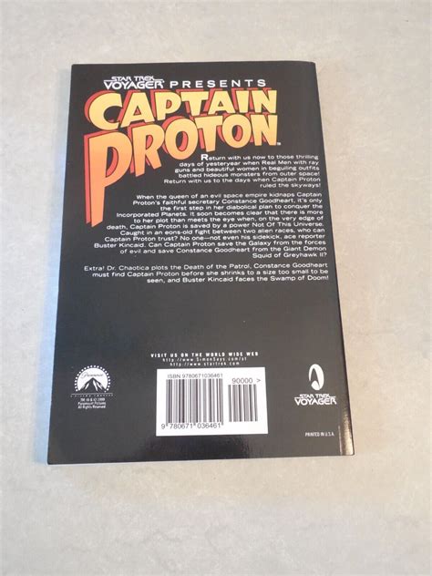 Star Trek Voyager Presents Captain Proton Defender Of The Earth 1st