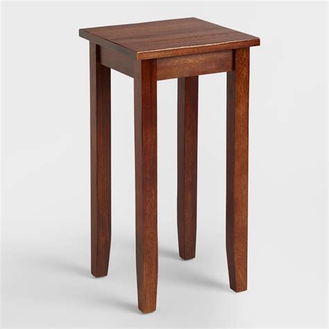 Small Mahogany Chloe Accent Table: Brown - Wood by World Market in 2021