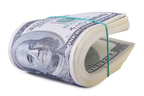 Bundle Of Dollars Banknotes Stock Photo Image Of Closeup Earn 52454918