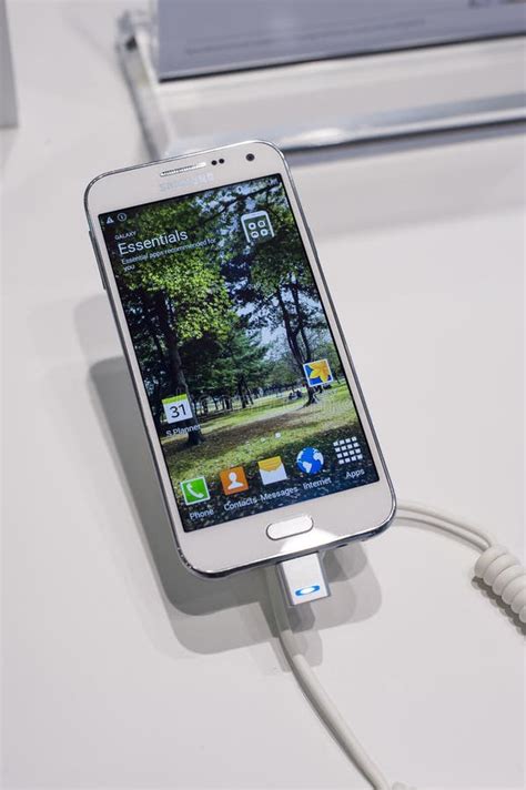 Samsung Galaxy S5 Mobile World Congress 2014 Editorial Stock Image