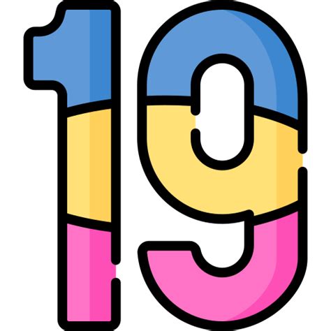 Number 19 Png Vector Psd And Clipart With Transparent Clip Art Library