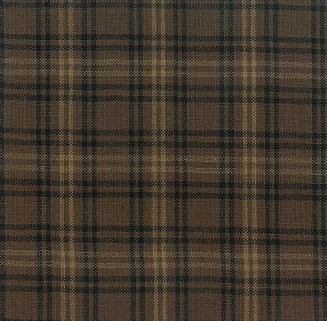 Brushed Cotton Brown Plaid