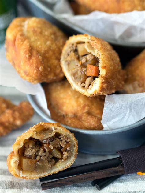 Filipino Empanadas Full Of Flavour With Flaky Light Pastry Using A