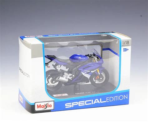Maisto 118 Yamaha Yzf R6 Blue Motorcycle Bike Diecast Model Toy