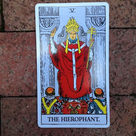 But every time i used the popular tarot spread, i felt completely confused and frustrated, unable to see the forest from the trees and not knowing what my reading was trying to tell me. 5 - The Hierophant Tarot Card