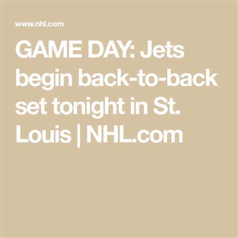 Perron scores in ot blues win 7th straight 5 4 over jets. GAME DAY: Jets begin back-to-back set tonight in St. Louis ...